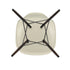Cadeira Eames em Plástico DSW / Base dark maple